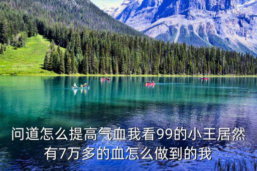 问道手游战斗怎么补气血，问道怎么提高气血我看99的小王居然有7万多的血怎么做到的我