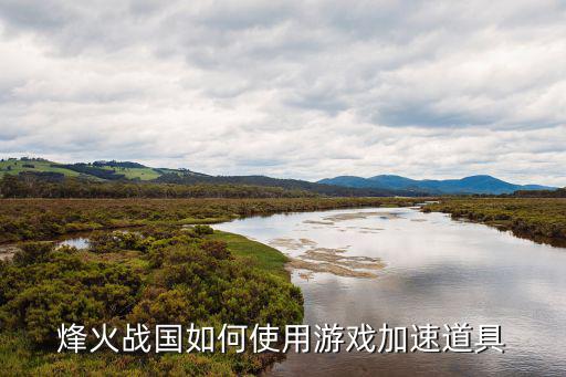 烟雨江湖手游特性怎么用，烽火战国如何使用游戏加速道具