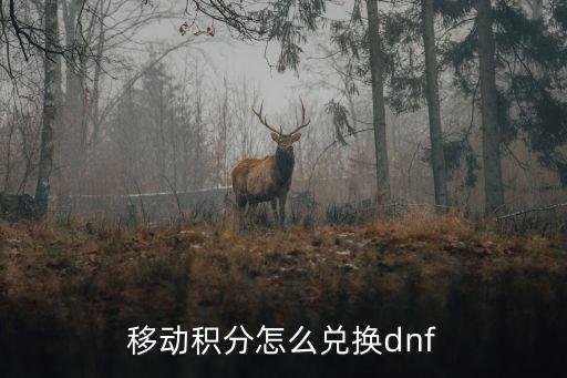 移动积分怎么兑换dnf