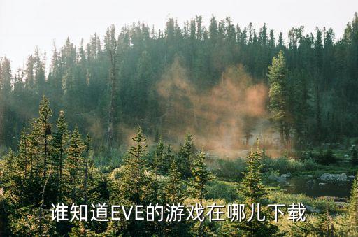 eve手游网易版怎么下载，谁知道EVE的游戏在哪儿下载