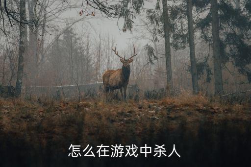 镇魂曲手游怎么杀人，怎么在游戏中杀人