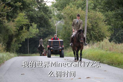 我的世界Minecraft172怎么调时间