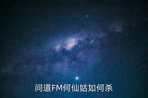 问道FM何仙姑如何杀