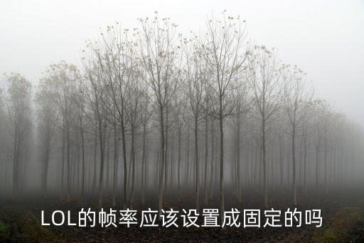 英雄联盟手游锁定帧率怎么设置，英雄联盟帧数怎么调