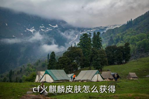 手游麒麟皮肤怎么获得，cf手游火麒麟皮肤怎么获得