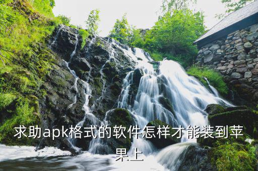 求助apk格式的软件怎样才能装到苹果上