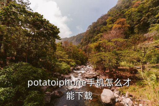 potatoiphone手机怎么才能下载