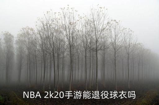 NBA 2k20手游能退役球衣吗