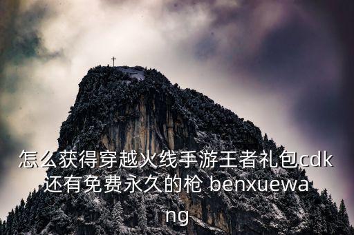 怎么获得穿越火线手游王者礼包cdk还有免费永久的枪 benxuewang