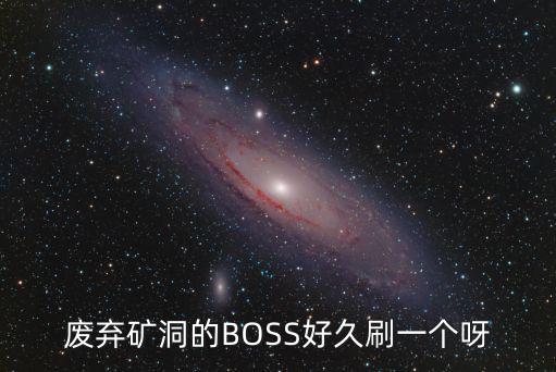 废弃矿洞的BOSS好久刷一个呀