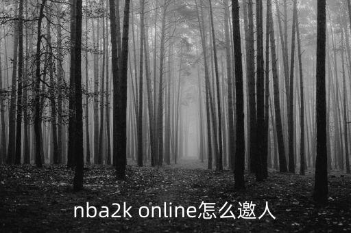 nba2k online怎么邀人