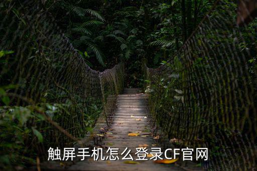 触屏手机怎么登录CF官网