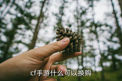 cf手游什么可以换购