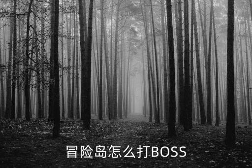 冒险岛怎么打BOSS