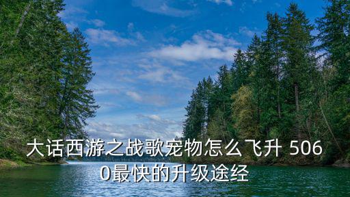 大话西游之战歌宠物怎么飞升 5060最快的升级途经