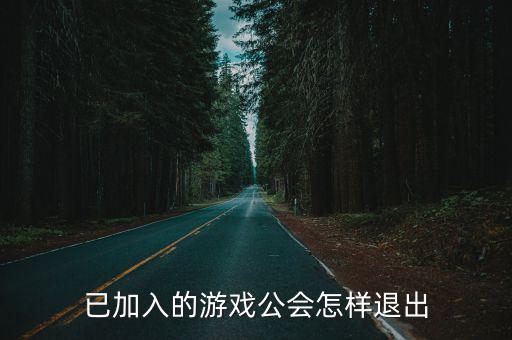 热血传奇手游工会怎么退出，已加入的游戏公会怎样退出