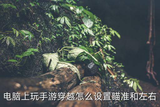 电脑上玩手游穿越怎么设置瞄准和左右