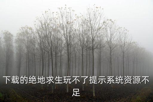 绝地求生国际服手游怎么修复资源，绝地求生warning怎么修复