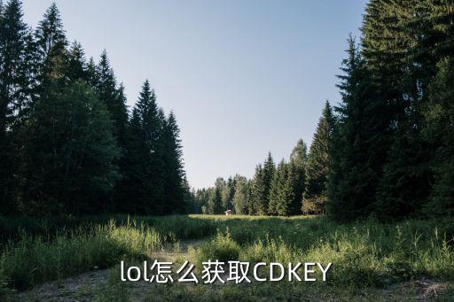 lol怎么获取CDKEY