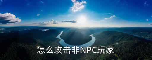 怎么攻击非NPC玩家