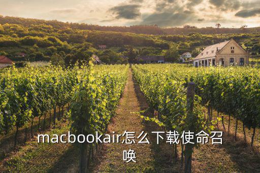 macbookair怎么下载使命召唤