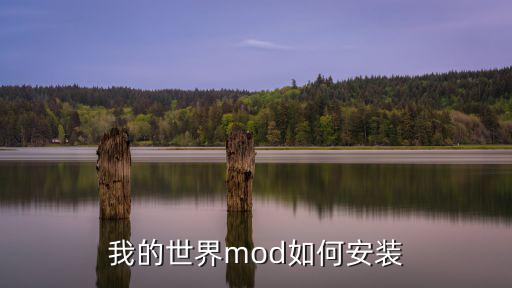 我的世界mod如何安装