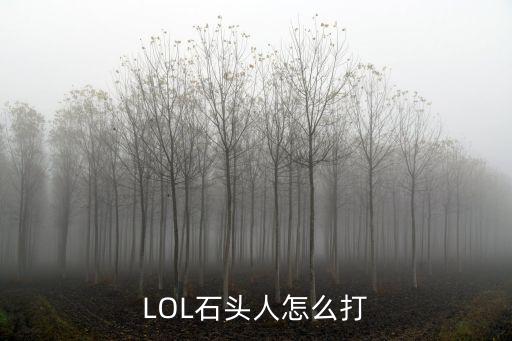 LOL石头人怎么打