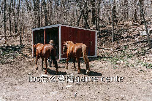 ios怎么登陆game center