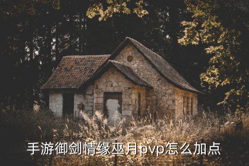 手游御剑情缘巫月pvp怎么加点