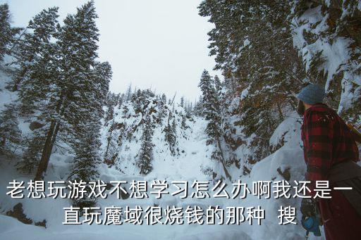 老想玩游戏不想学习怎么办啊我还是一直玩魔域很烧钱的那种  搜