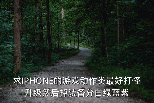 求IPHONE的游戏动作类最好打怪升级然后掉装备分白绿蓝紫