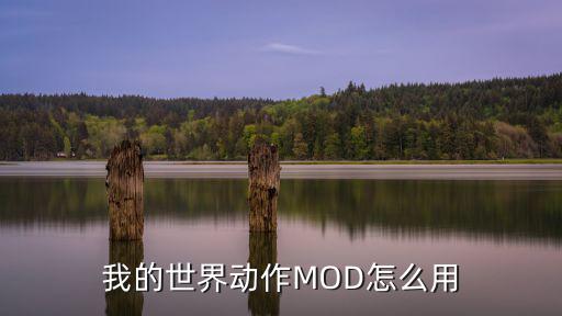 我的世界手游怎么解锁动作，我的世界动作MOD怎么用