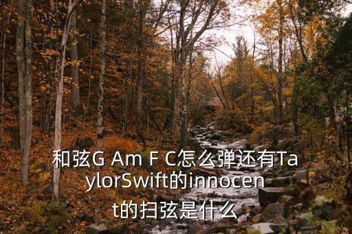 和弦G Am F C怎么弹还有TaylorSwift的innocent的扫弦是什么