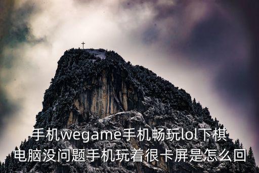 手机wegame手机畅玩lol下棋电脑没问题手机玩着很卡屏是怎么回