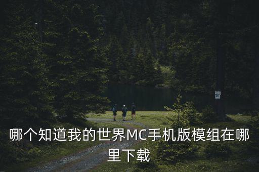 哪个知道我的世界MC手机版模组在哪里下载