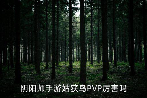 阴阳师手游姑获鸟PVP厉害吗