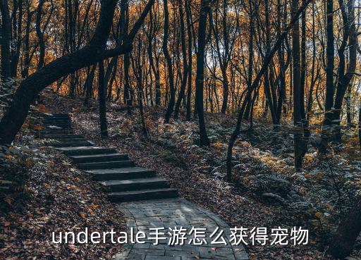 undertale手游怎么获得宠物