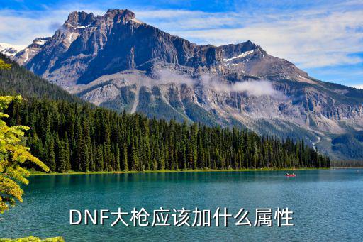 DNF大枪应该加什么属性