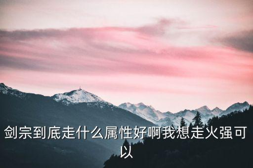 dnf剑宗变什么属性好，DNF剑宗堆什么属性好