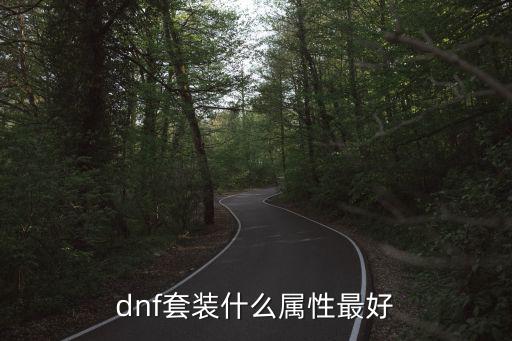 dnf套装什么属性最好