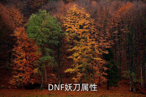 DNF妖刀属性