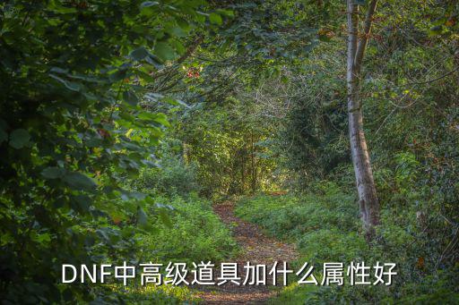 DNF中高级道具加什么属性好