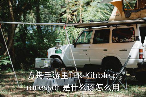 方舟手游里TEK Kibble processor 是什么该怎么用