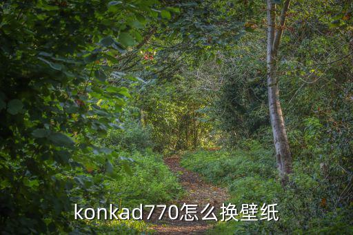 konkad770怎么换壁纸