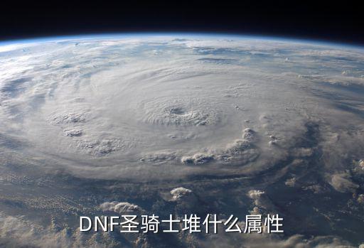 DNF圣骑士堆什么属性