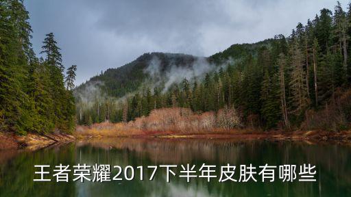 王者荣耀2017下半年皮肤有哪些