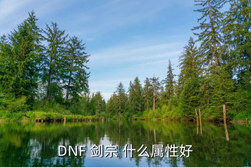 DNF 剑宗 什么属性好