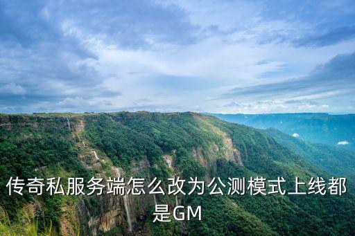 传奇私服务端怎么改为公测模式上线都是GM