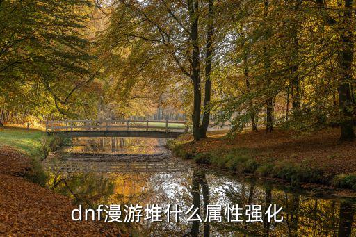 dnf漫游堆什么属性强化