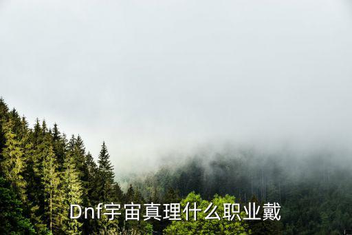 Dnf宇宙真理什么职业戴